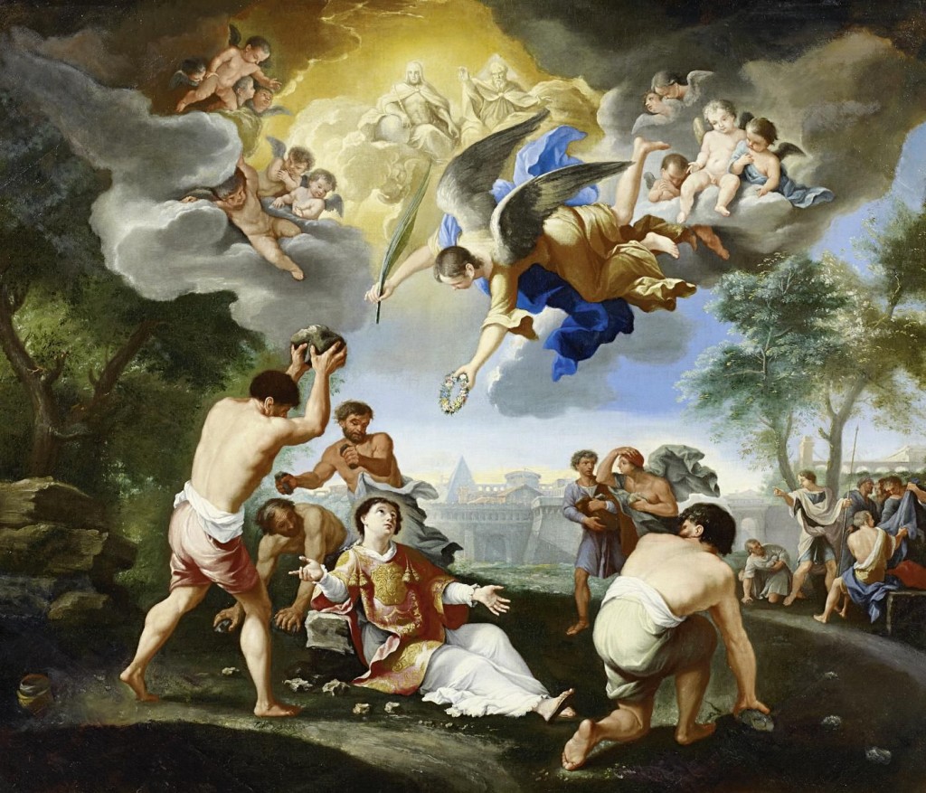 Stoning of St. Stephen (attr. Luigi Garzi)