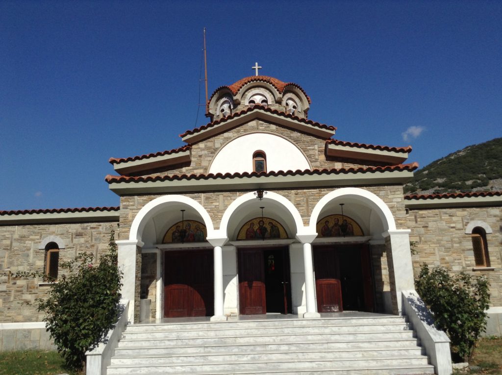 Not her house, just a Greek Orthodox church built near the river where she was baptized.